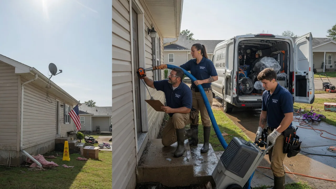 Ceiling Water Damage Restoration in Altoona, WI near me